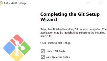 Installing Git on windows