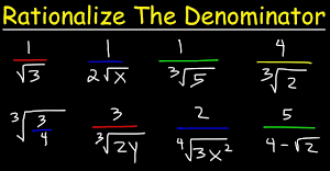 Rationalizing a denominator: concise easy  approach2