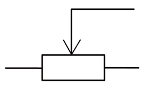 potential divider symbol used in circuit diagrams