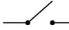 switch symbol used in simple circuit diagram