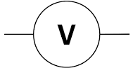 Voltmeter symbol