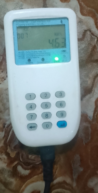 The consumption and cost of electrical energy