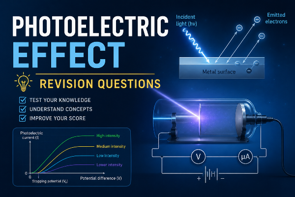 Revision Exercise on photoelectric effects